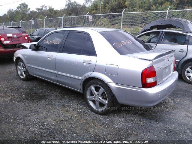 JM1BJ225231132220 - 2003 MAZDA PROTEGE DX/LX/ES SILVER photo 3