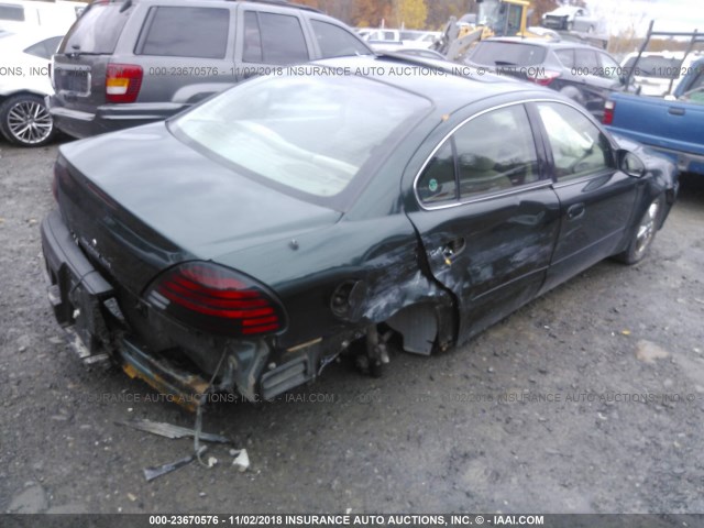 1G2NF52E63M645182 - 2003 PONTIAC GRAND AM SE1 GREEN photo 4