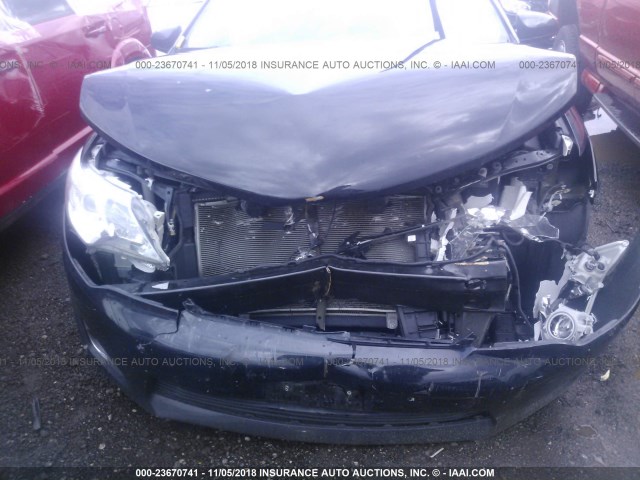 4T4BF1FK9CR213727 - 2012 TOYOTA CAMRY SE/LE/XLE BLACK photo 6