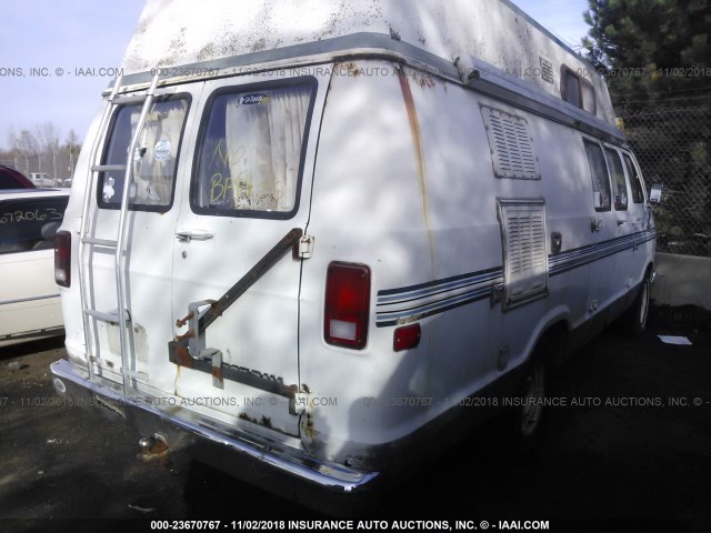 2B7HB23S3CK164609 - 1982 DODGE RAM VAN B250 WHITE photo 4