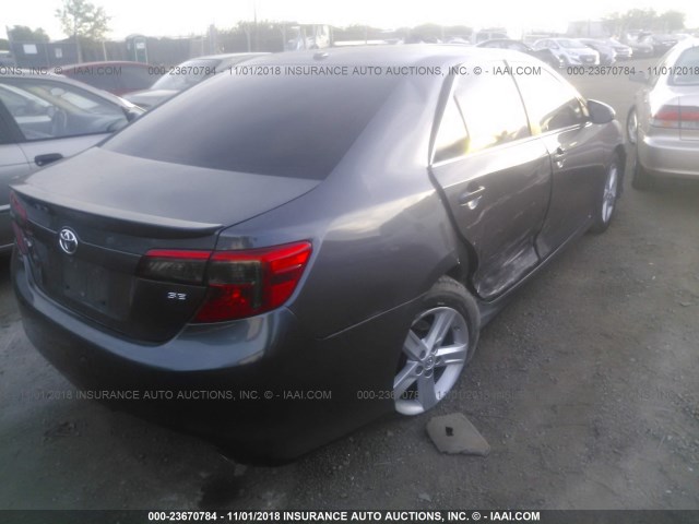 4T1BF1FK8DU295820 - 2013 TOYOTA CAMRY L/SE/LE/XLE GRAY photo 6