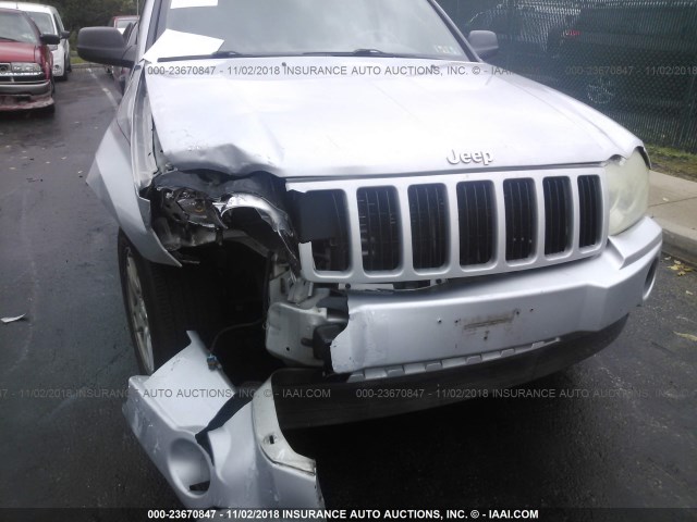1J4GR48K76C107470 - 2006 JEEP GRAND CHEROKEE LAREDO/COLUMBIA/FREEDOM 银色 照片 6