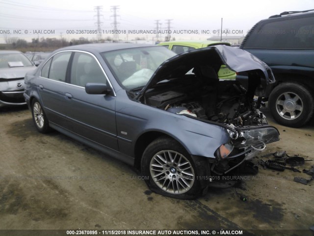 WBADT63441CF11012 - 2001 BMW 530 I AUTOMATIC BLUE photo 1
