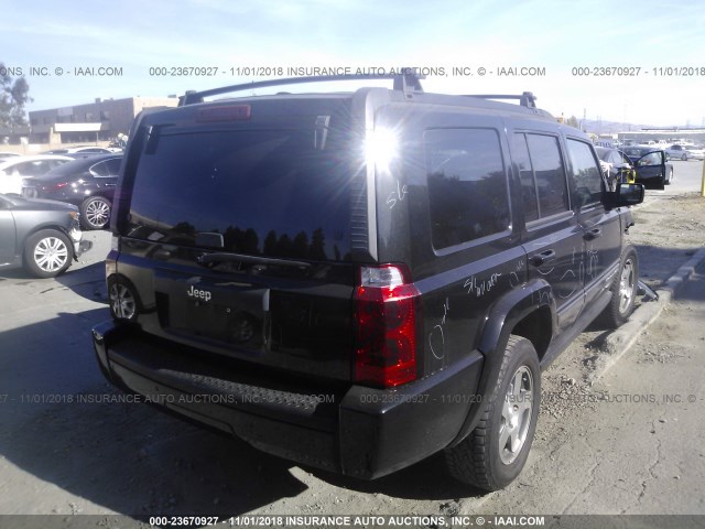 1J4RH4GK9AC157678 - 2010 JEEP COMMANDER SPORT შავი ფოტო 4