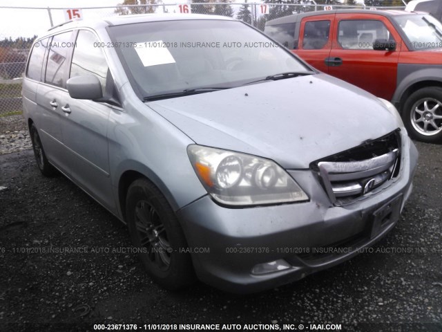 5FNRL38867B094648 - 2007 HONDA ODYSSEY TOURING SILVER photo 1