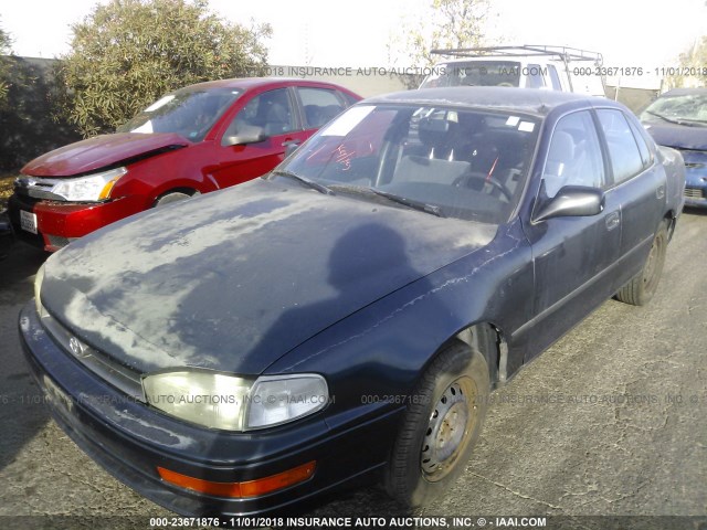 JT2SK11E0N0006724 - 1992 TOYOTA CAMRY DLX BLUE photo 2