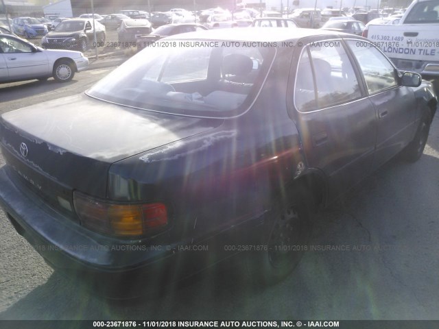 JT2SK11E0N0006724 - 1992 TOYOTA CAMRY DLX BLUE photo 4