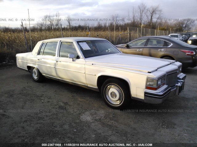 1G6DW51Y0JR755537 - 1988 CADILLAC BROUGHAM 白色 照片 1