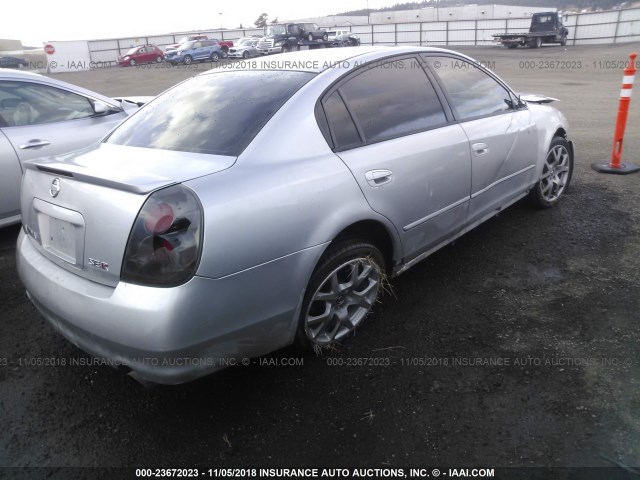 1N4BL11E05C264038 - 2005 NISSAN ALTIMA SE/SL/SE-R SILVER photo 4