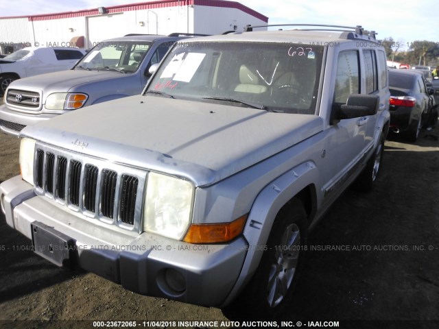 1J8HG58287C553465 - 2007 JEEP COMMANDER LIMITED SILVER photo 2