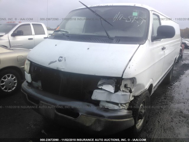 2B7KB31Y7YK176904 - 2000 DODGE RAM VAN B3500 WHITE photo 2