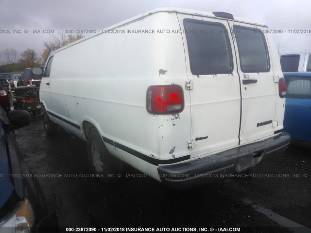 2B7KB31Y7YK176904 - 2000 DODGE RAM VAN B3500 WHITE photo 3