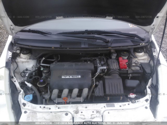 JHMGD37687S058627 - 2007 HONDA FIT S 白色 照片 10
