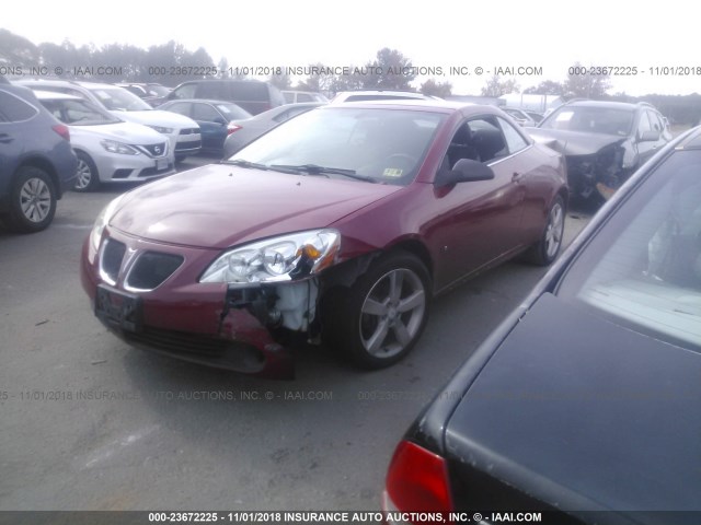 1G2ZH351074182616 - 2007 PONTIAC G6 GT RED photo 2