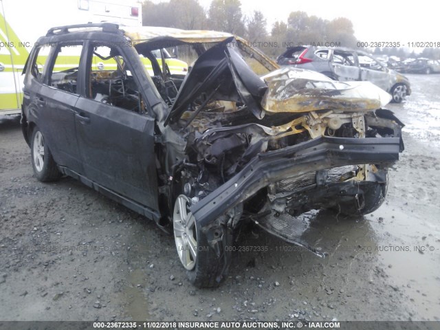 JF2SH6BC5AH798799 - 2010 SUBARU FORESTER XS Чорний фото 1