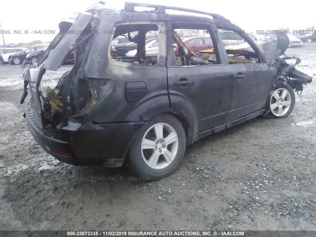 JF2SH6BC5AH798799 - 2010 SUBARU FORESTER XS Чорний фото 4