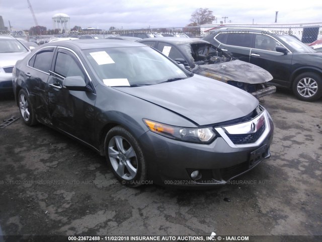 JH4CU2F64AC004186 - 2010 ACURA TSX GRAY photo 1