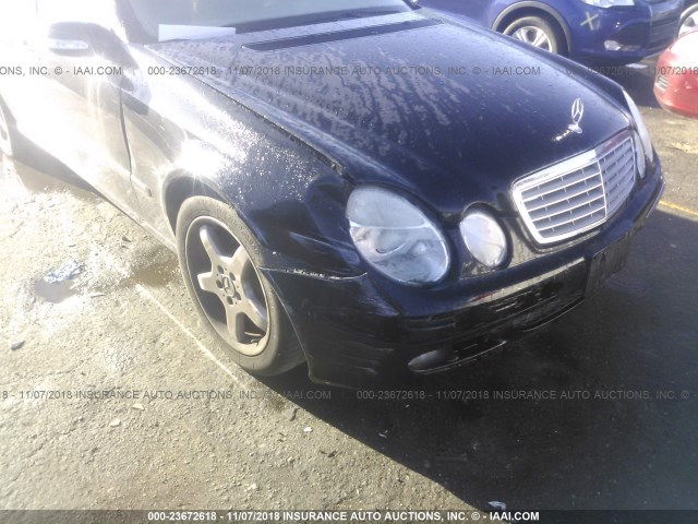 WDBUF56J06A961941 - 2006 MERCEDES-BENZ E 350 BLACK photo 6