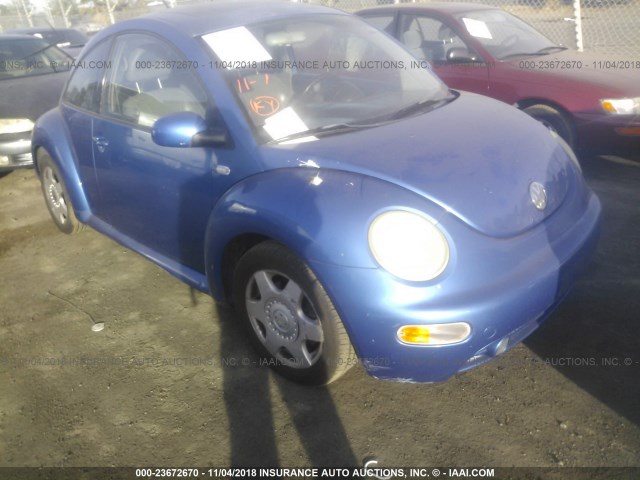 3VWDD21CX1M424386 - 2001 VOLKSWAGEN NEW BEETLE GLX 蓝色 照片 1