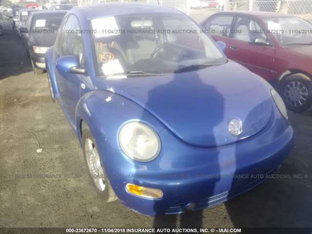 3VWDD21CX1M424386 - 2001 VOLKSWAGEN NEW BEETLE GLX 蓝色 照片 6