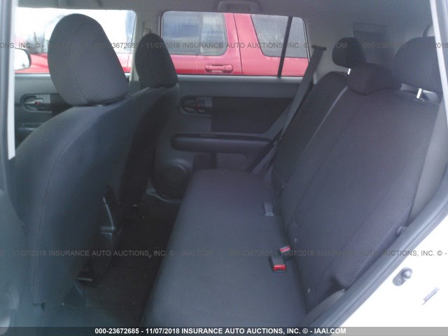 JTLKE50E581017258 - 2008 TOYOTA SCION XB Ağ foto 8