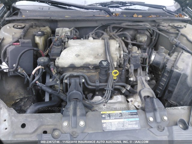 2G1WM15K769242418 - 2006 CHEVROLET MONTE CARLO LT GRAY photo 10