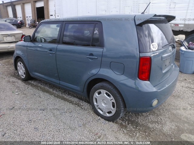 JTLKE50E881044552 - 2008 TOYOTA SCION XB Mavi foto 3