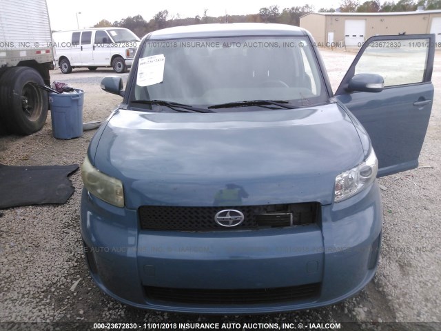 JTLKE50E881044552 - 2008 TOYOTA SCION XB Mavi foto 6