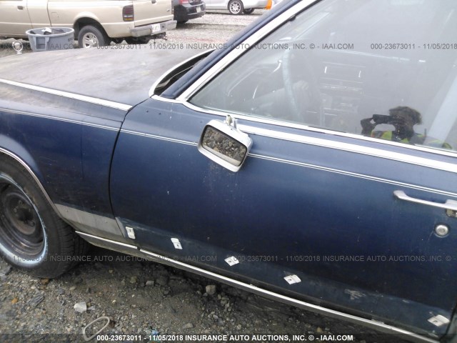 1G6DW54Y6LR730995 - 1990 CADILLAC BROUGHAM BLUE photo 6