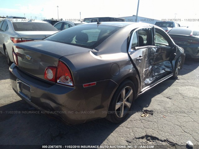 1G1ZC5EB1A4147520 - 2010 CHEVROLET MALIBU 1LT BROWN photo 4