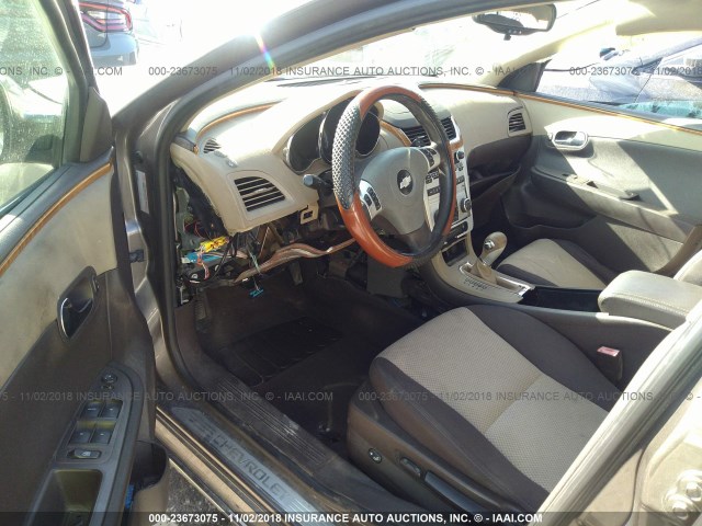 1G1ZC5EB1A4147520 - 2010 CHEVROLET MALIBU 1LT BROWN photo 5