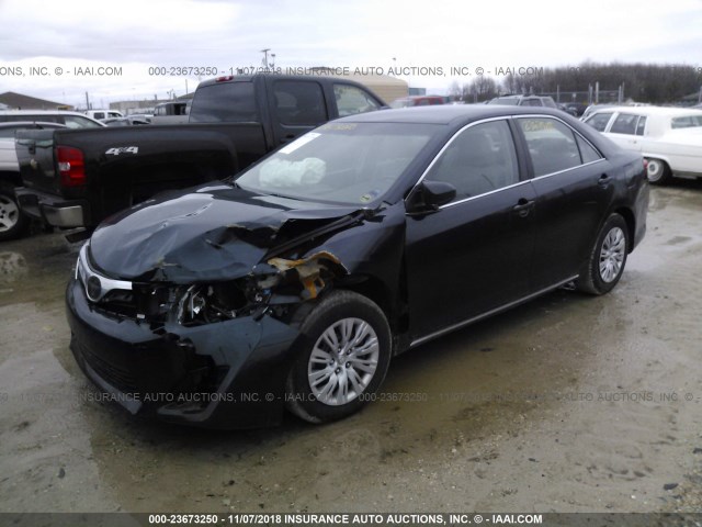 4T4BF1FK5ER432462 - 2014 TOYOTA CAMRY L/SE/LE/XLE Mavi foto 2
