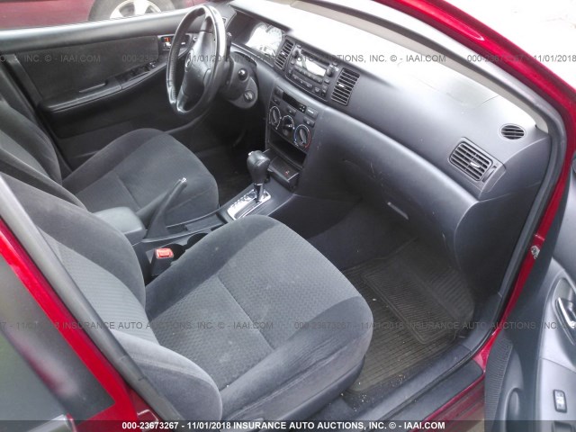 2T1BR32E36C707827 - 2006 TOYOTA COROLLA CE/LE/S RED photo 5