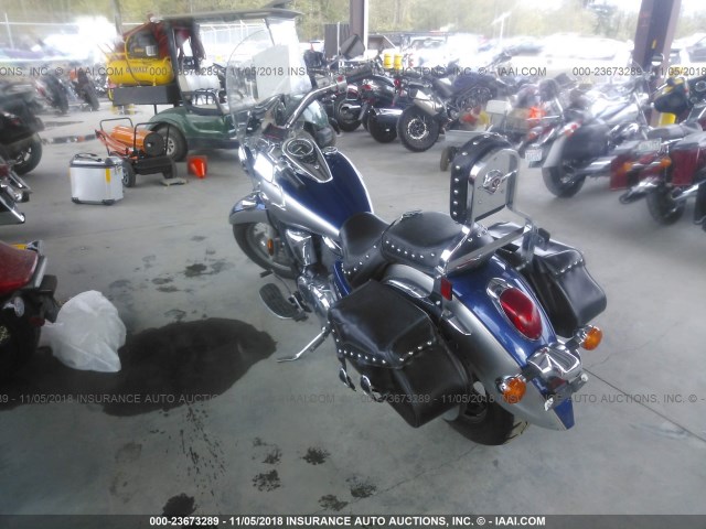 JKAVN2D158A023036 - 2008 KAWASAKI VN900 D BLUE photo 3