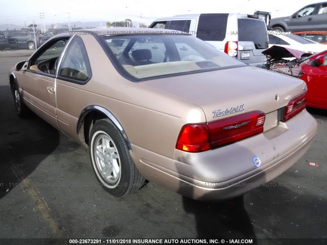 1FALP62W4TH164540 - 1996 FORD THUNDERBIRD LX GOLD photo 3