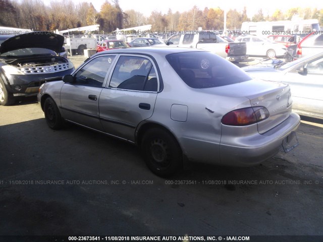 2T1BR12E2YC325747 - 2000 TOYOTA COROLLA VE/CE/LE Champagne photo 3