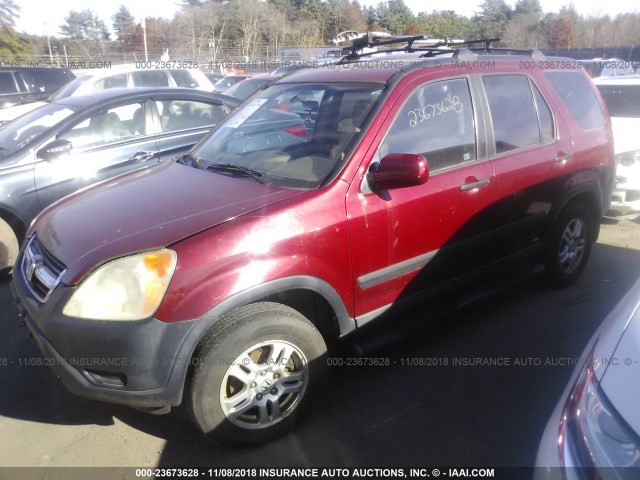 SHSRD77843U142320 - 2003 HONDA CR-V EX RED photo 2