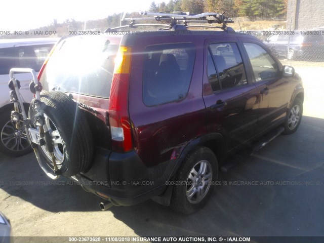 SHSRD77843U142320 - 2003 HONDA CR-V EX RED photo 4