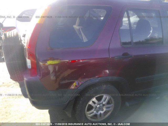 SHSRD77843U142320 - 2003 HONDA CR-V EX RED photo 6