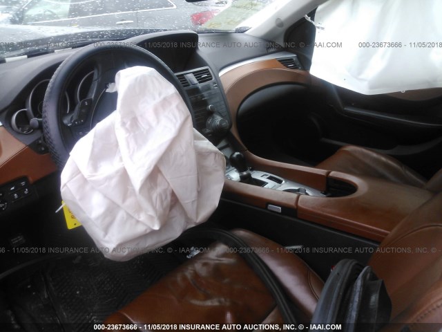 2HNYB1H67CH501005 - 2012 ACURA ZDX ADVANCE Czarny zdjęcie 5
