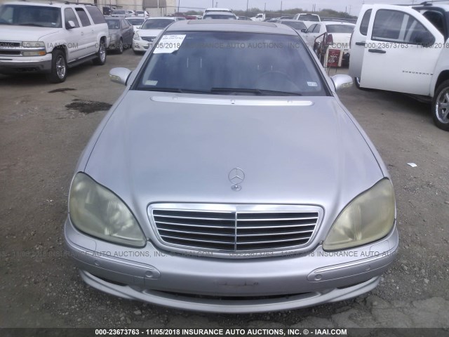 WDBNG73J51A208710 - 2001 MERCEDES-BENZ S 55 AMG SILVER photo 6