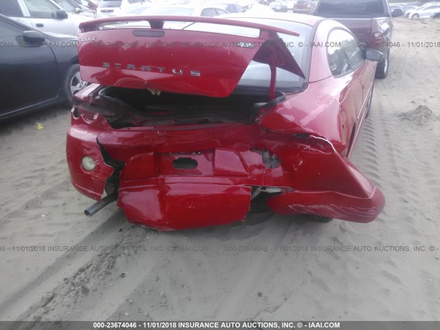 4B3AG42G04E106295 - 2004 DODGE STRATUS SXT RED photo 6