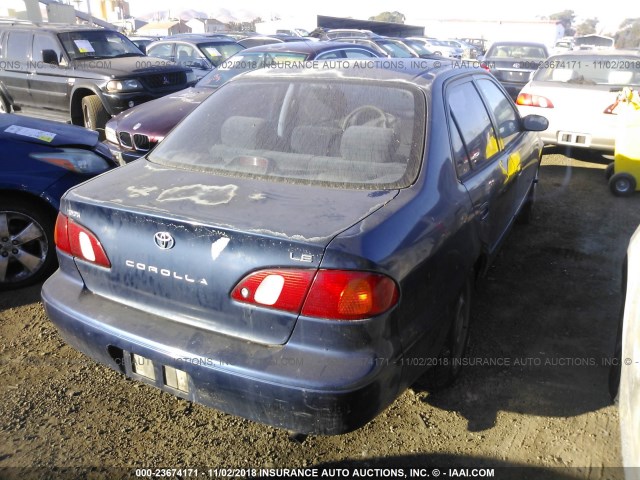 1NXBR18E4WZ042804 - 1998 TOYOTA COROLLA VE/CE/LE 蓝色 照片 4