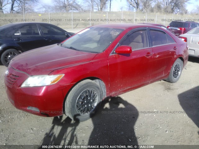 4T4BE46K59R111645 - 2009 TOYOTA CAMRY SE/LE/XLE RED photo 2