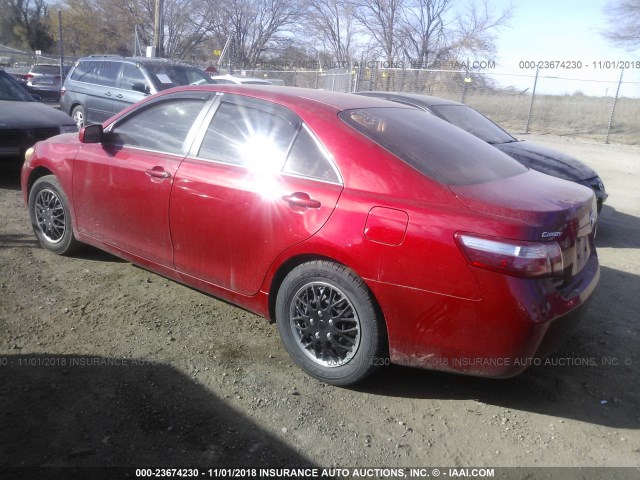 4T4BE46K59R111645 - 2009 TOYOTA CAMRY SE/LE/XLE RED photo 3
