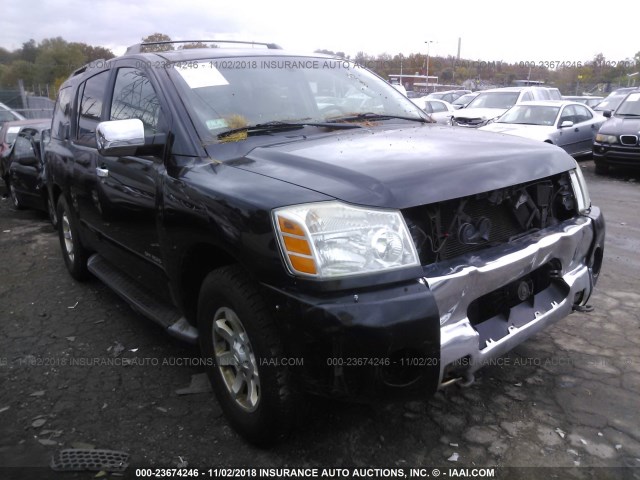 5N1AA08B24N733002 - 2004 NISSAN ARMADA SE/LE BLACK photo 1