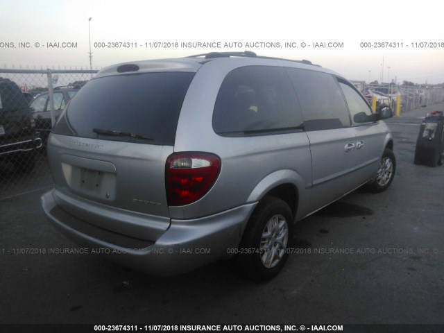 2B4GP44R21R363642 - 2001 DODGE GRAND CARAVAN SPORT SILVER photo 4