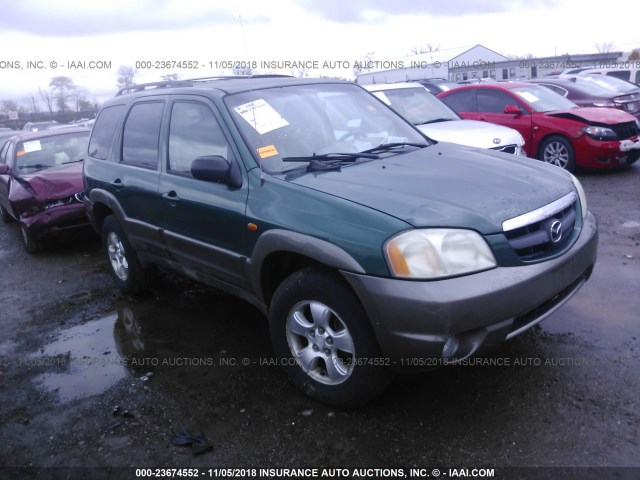 4F2YU08141KM23688 - 2001 MAZDA TRIBUTE LX/ES GREEN photo 1