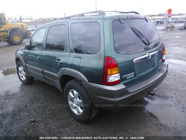 4F2YU08141KM23688 - 2001 MAZDA TRIBUTE LX/ES GREEN photo 3