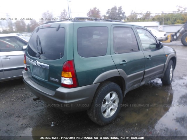 4F2YU08141KM23688 - 2001 MAZDA TRIBUTE LX/ES 绿色 照片 4